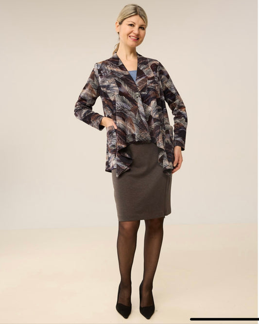 Plus Size Crystal Fashions Blazer