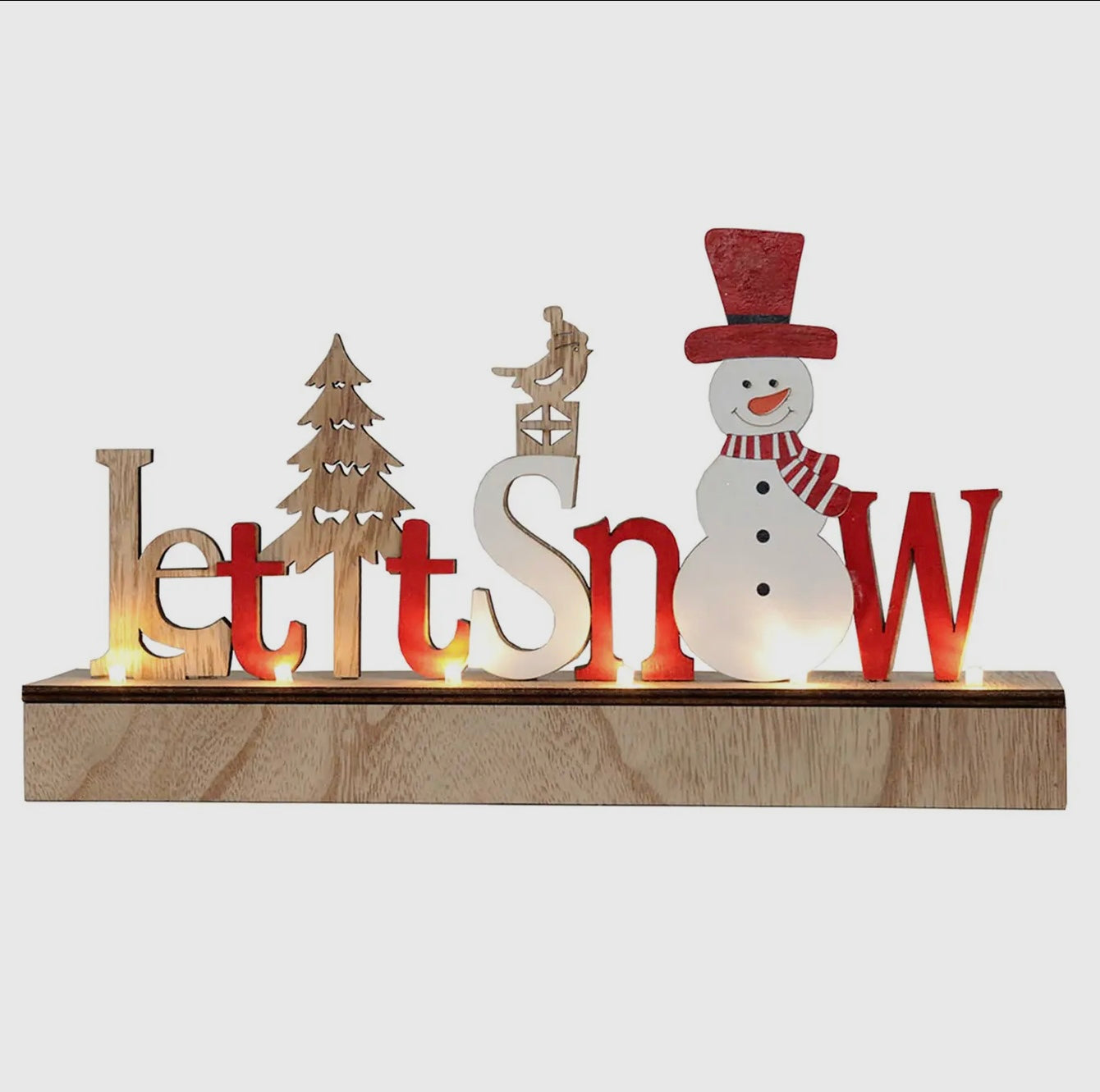 “Let it Snow” LED Sign